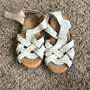 Zara Kids White Sandals